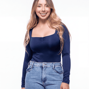Body Premium Burbuja Azul Oscuro