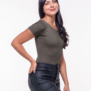 Body Premium Cora Verde Militar