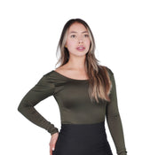 Body Premium Amelia Verde Militar