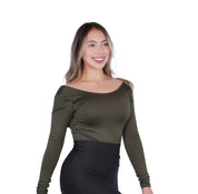 Body Premium Amelia Verde Militar
