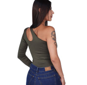 Body Premium Luz Verde Militar