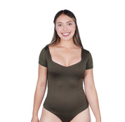 Body Premium Mango Verde Militar