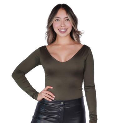 Body Premium Milu Verde Militar