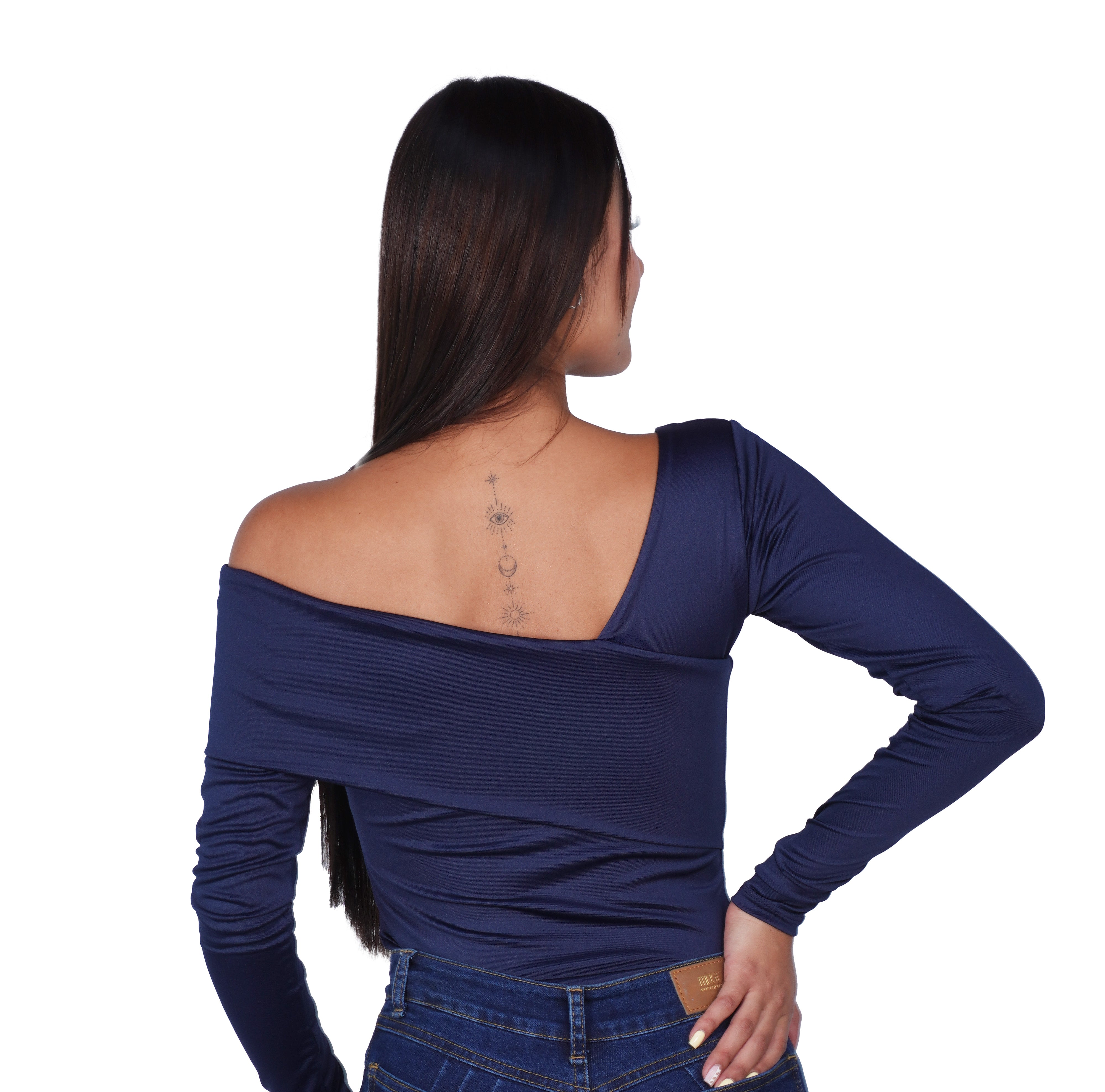 Body Premium Paula Azul Oscuro