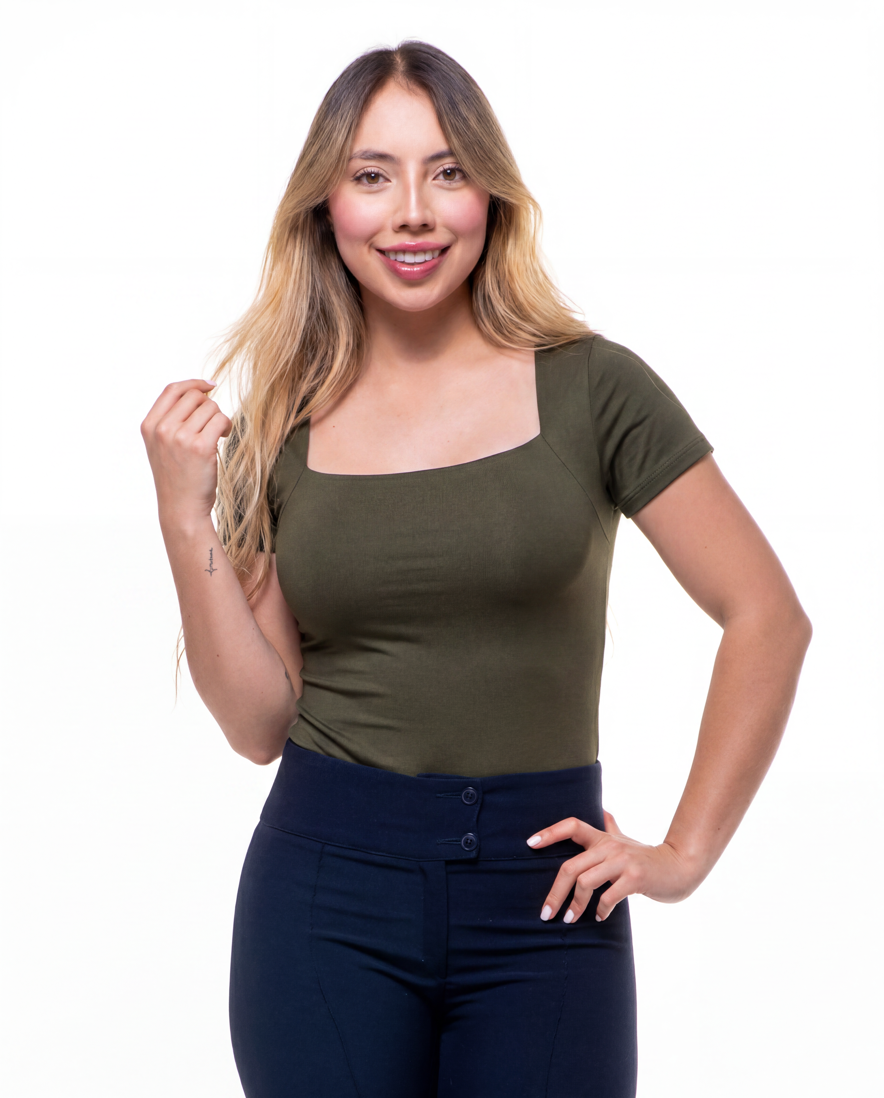 Body Premium Lilo Verde Militar