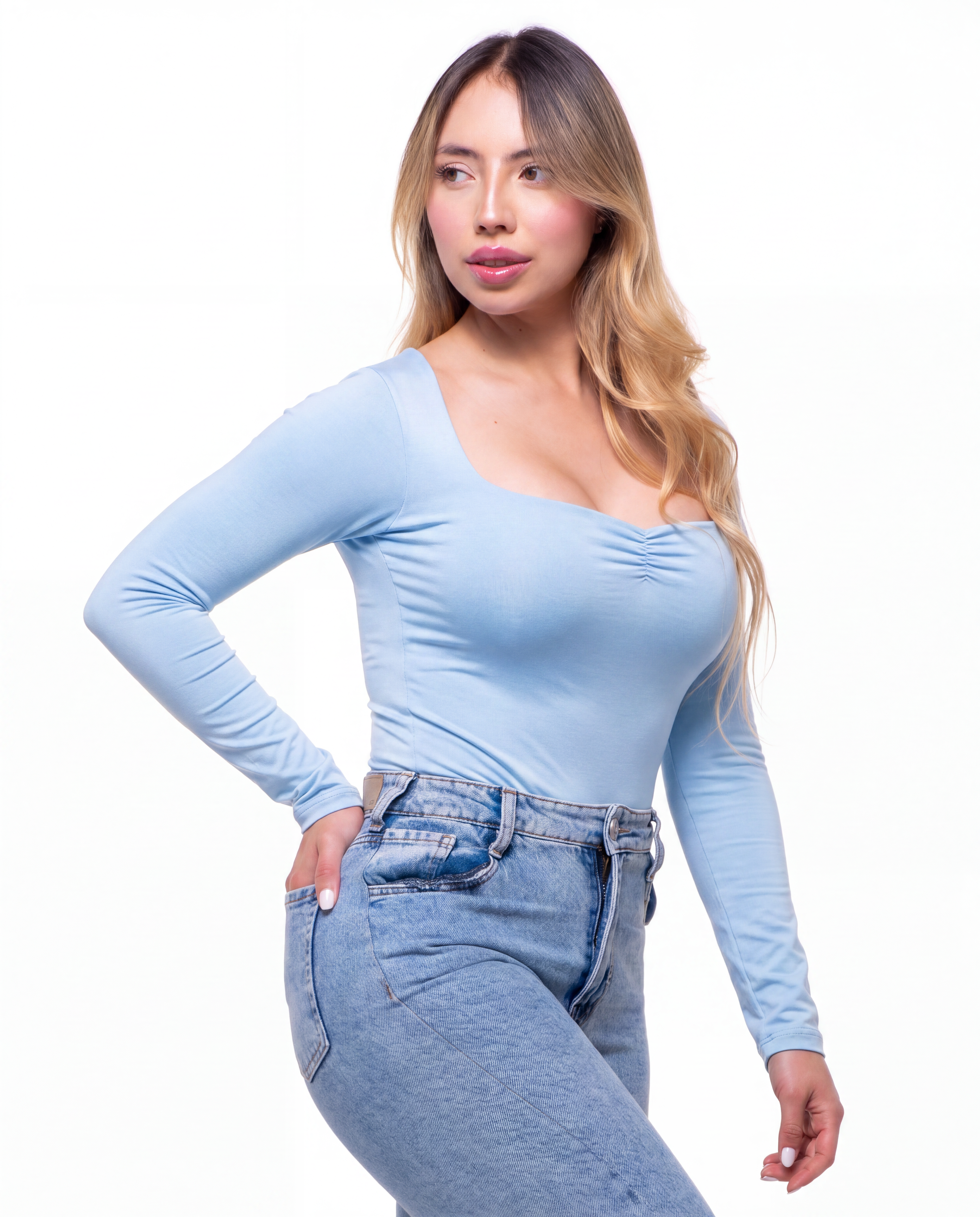 Body Premium Burbuja Azul Bebe