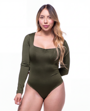 Body Premium Burbuja Verde Militar