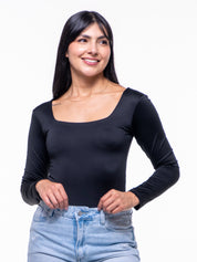 Body Premium Flor Negro