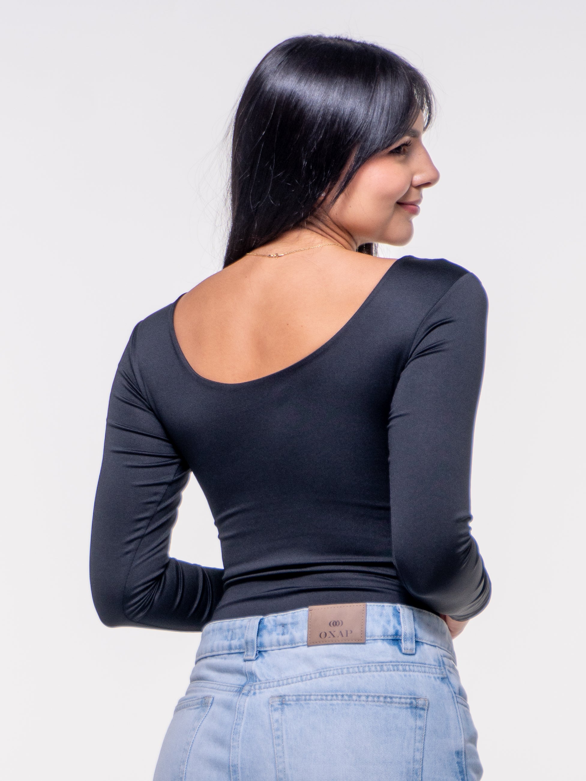 Body Premium Flor Negro