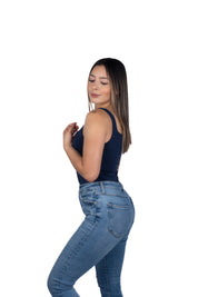 Body Premium Cuadrado Azul Oscuro