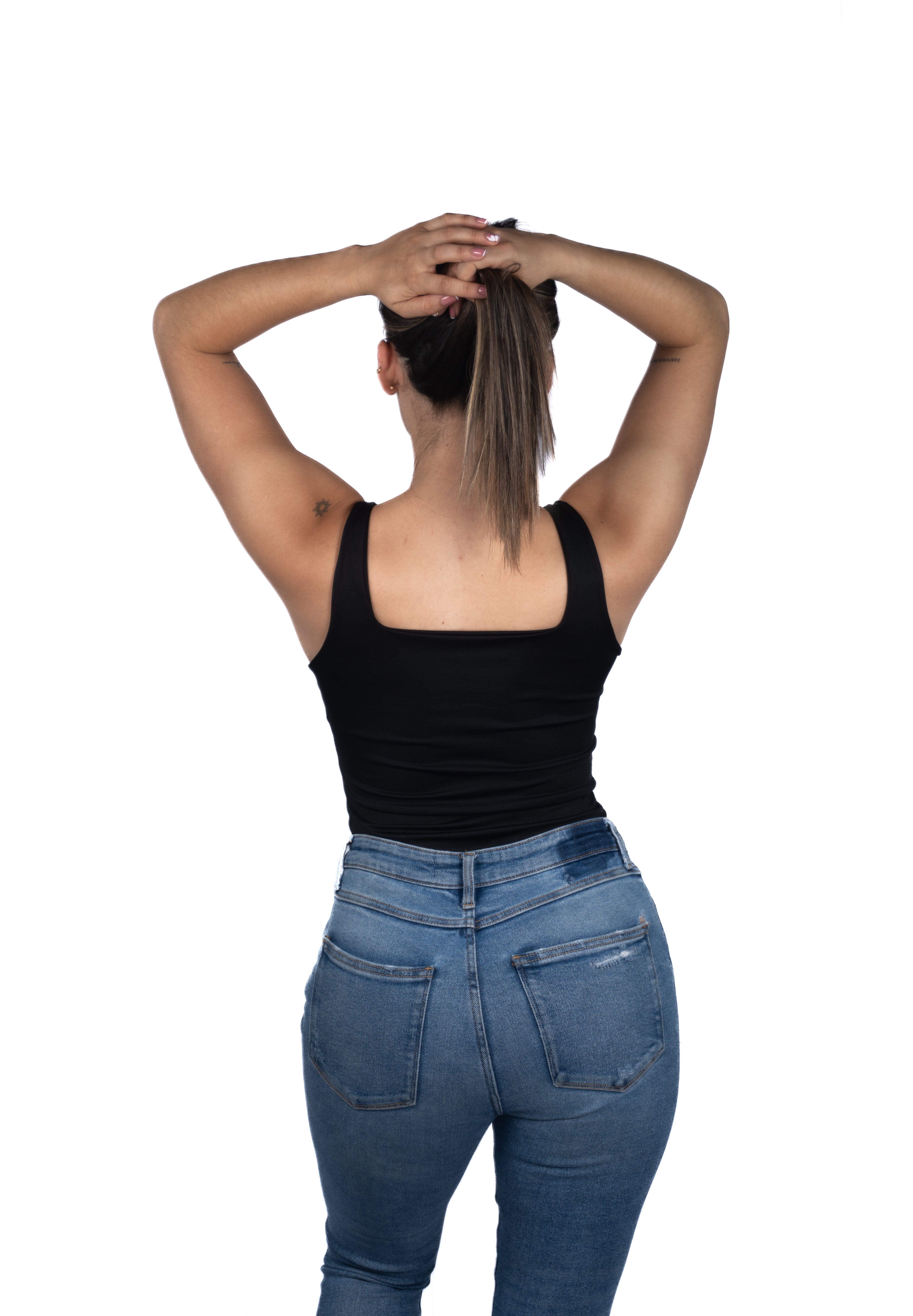 Body Premium Cuadrado Negro