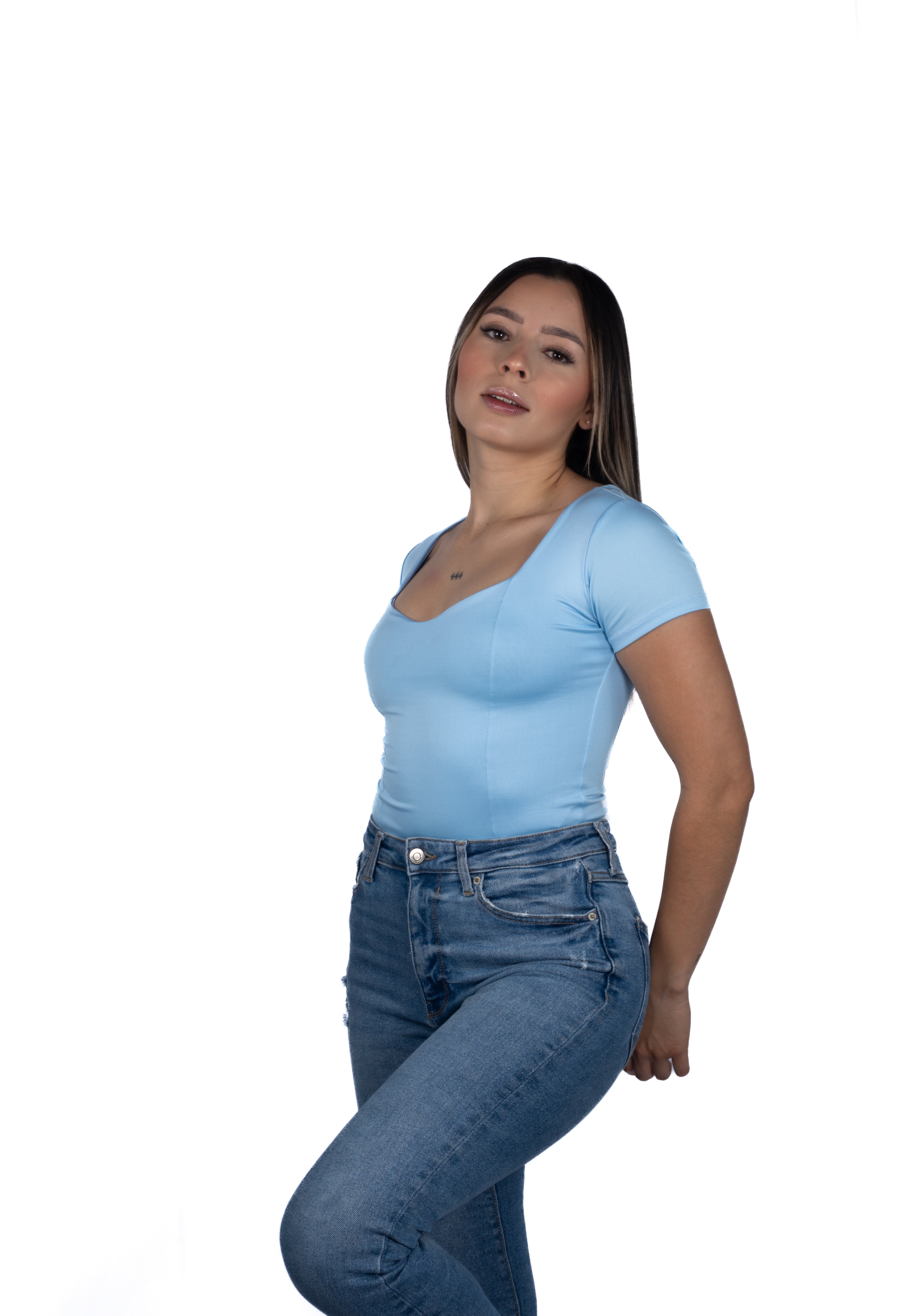 Body Premium Mango Azul Bebe