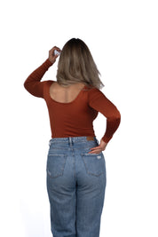 Body Premium Flor Terracota