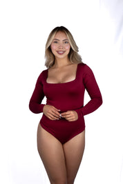 Body Premium Flor Vinotinto