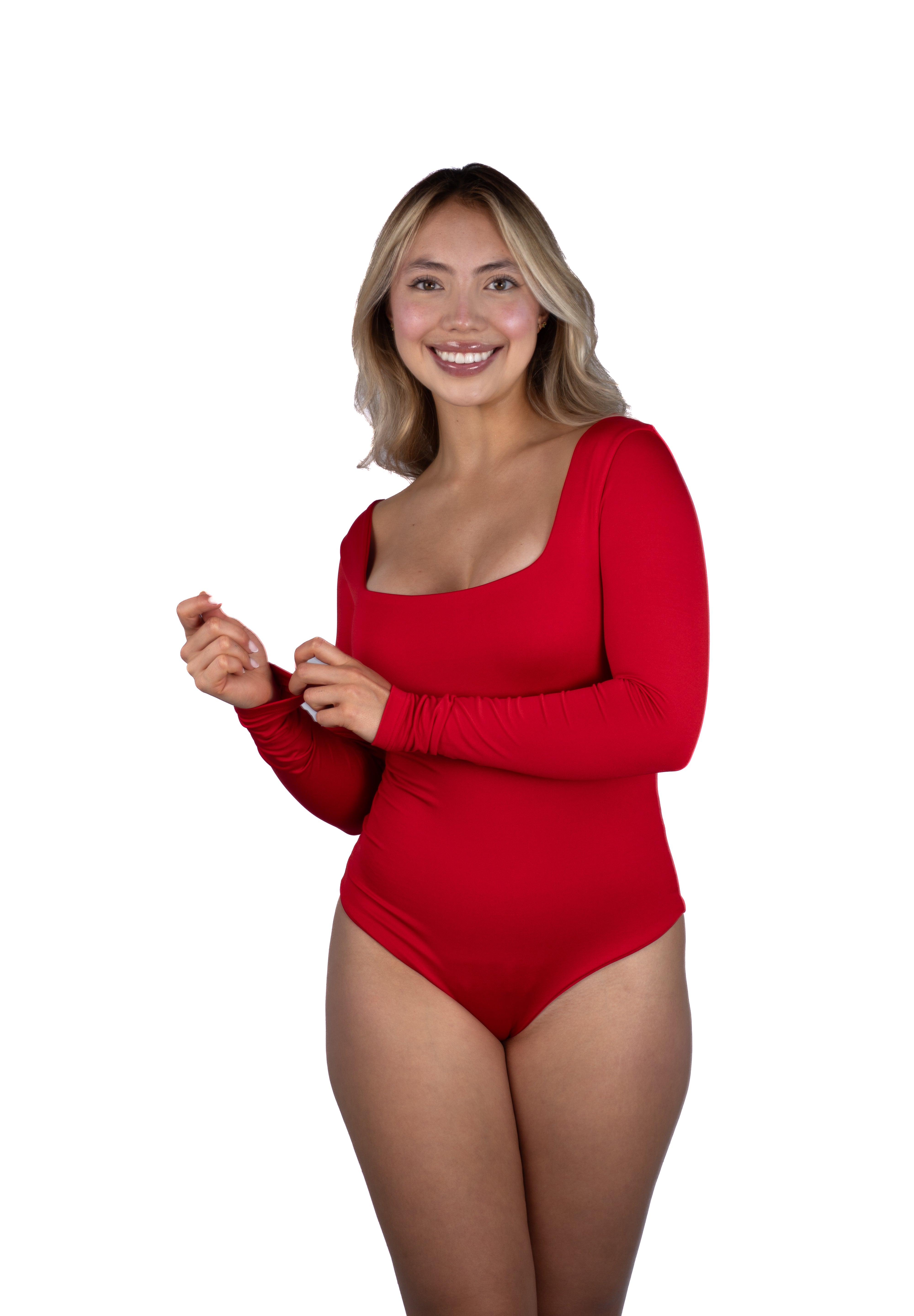 Body Premium Flor Rojo