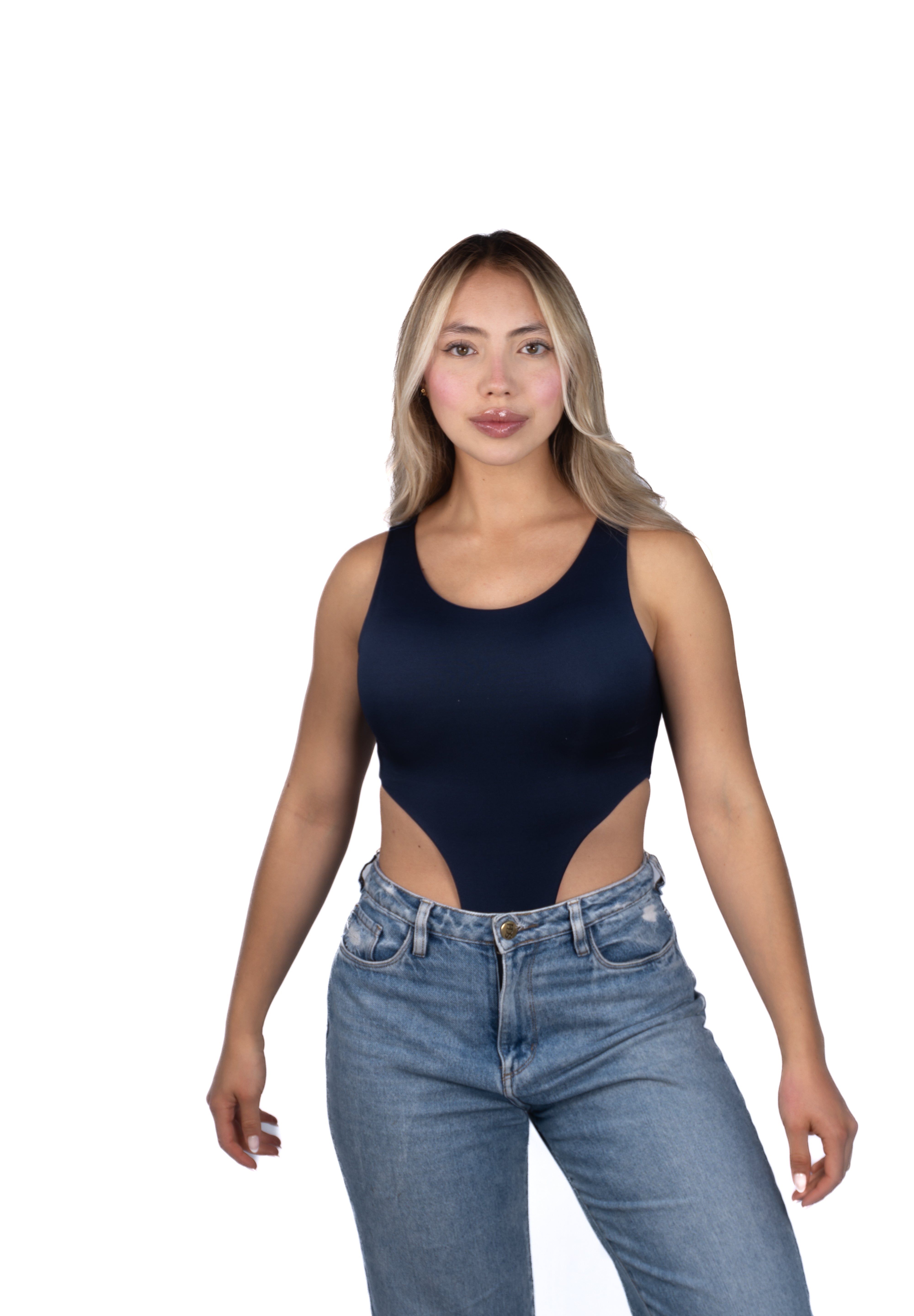 Body Premium Abby Azul Oscuro