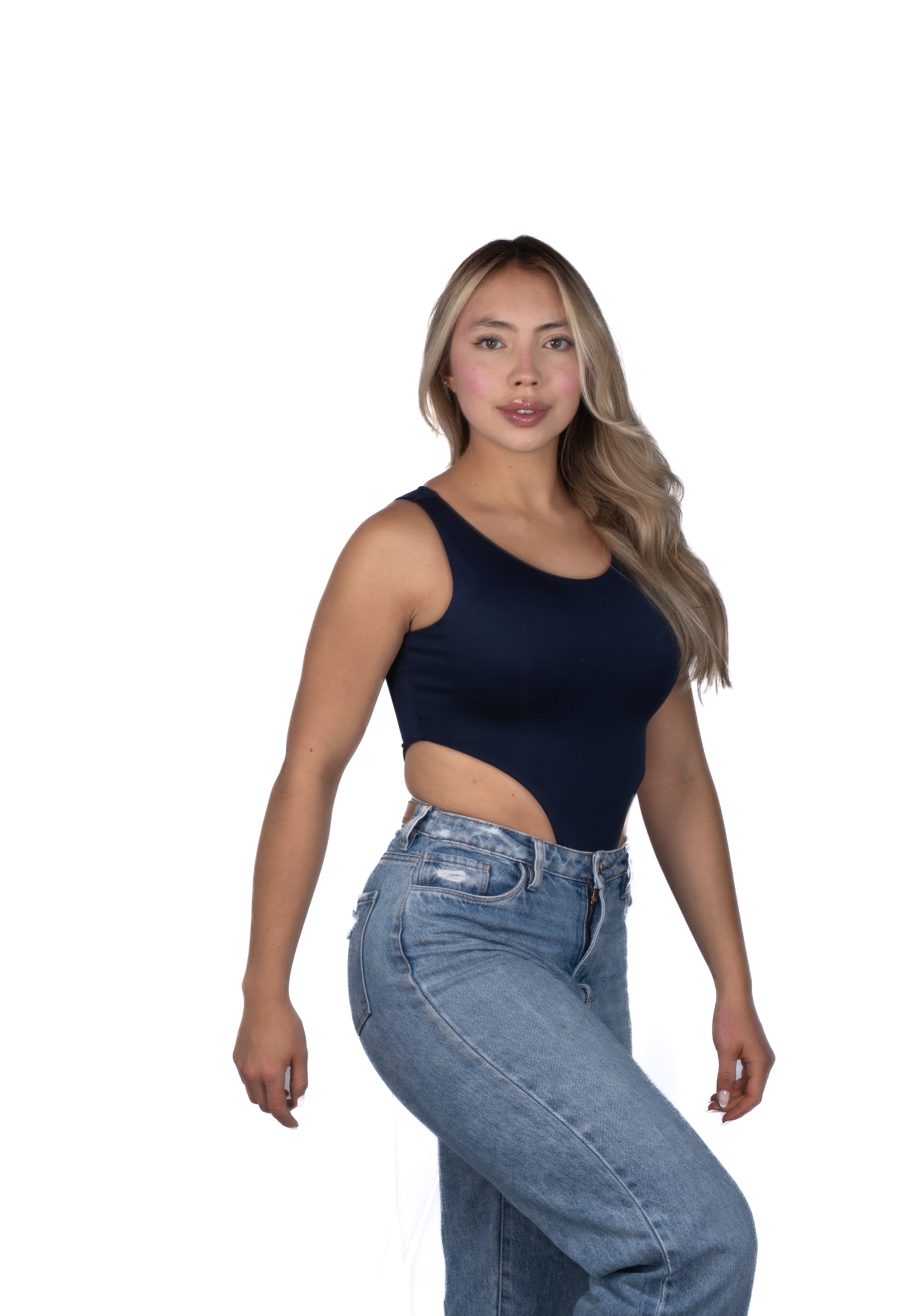 Body Premium Abby Azul Oscuro
