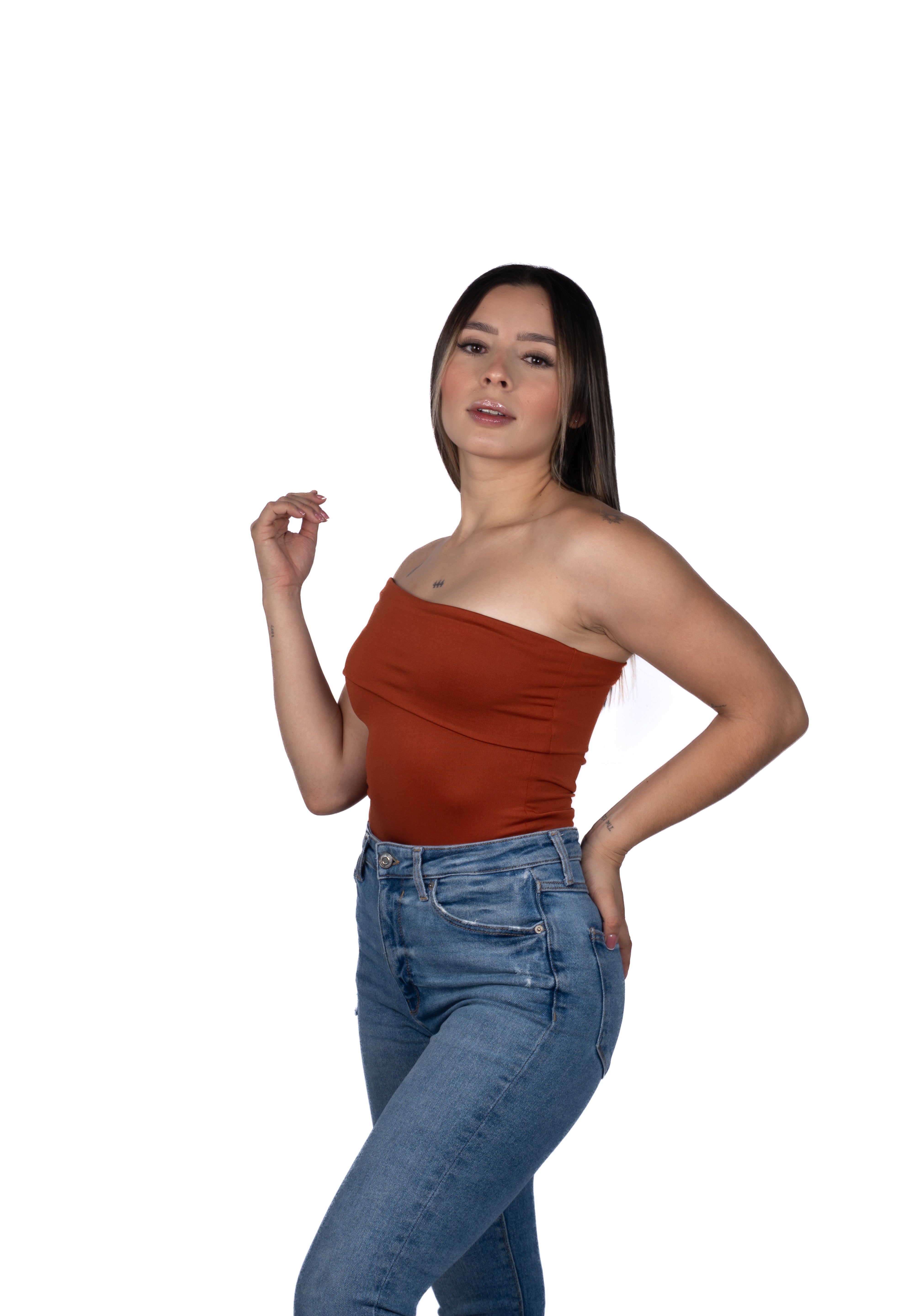 Body Premium Check Terracota