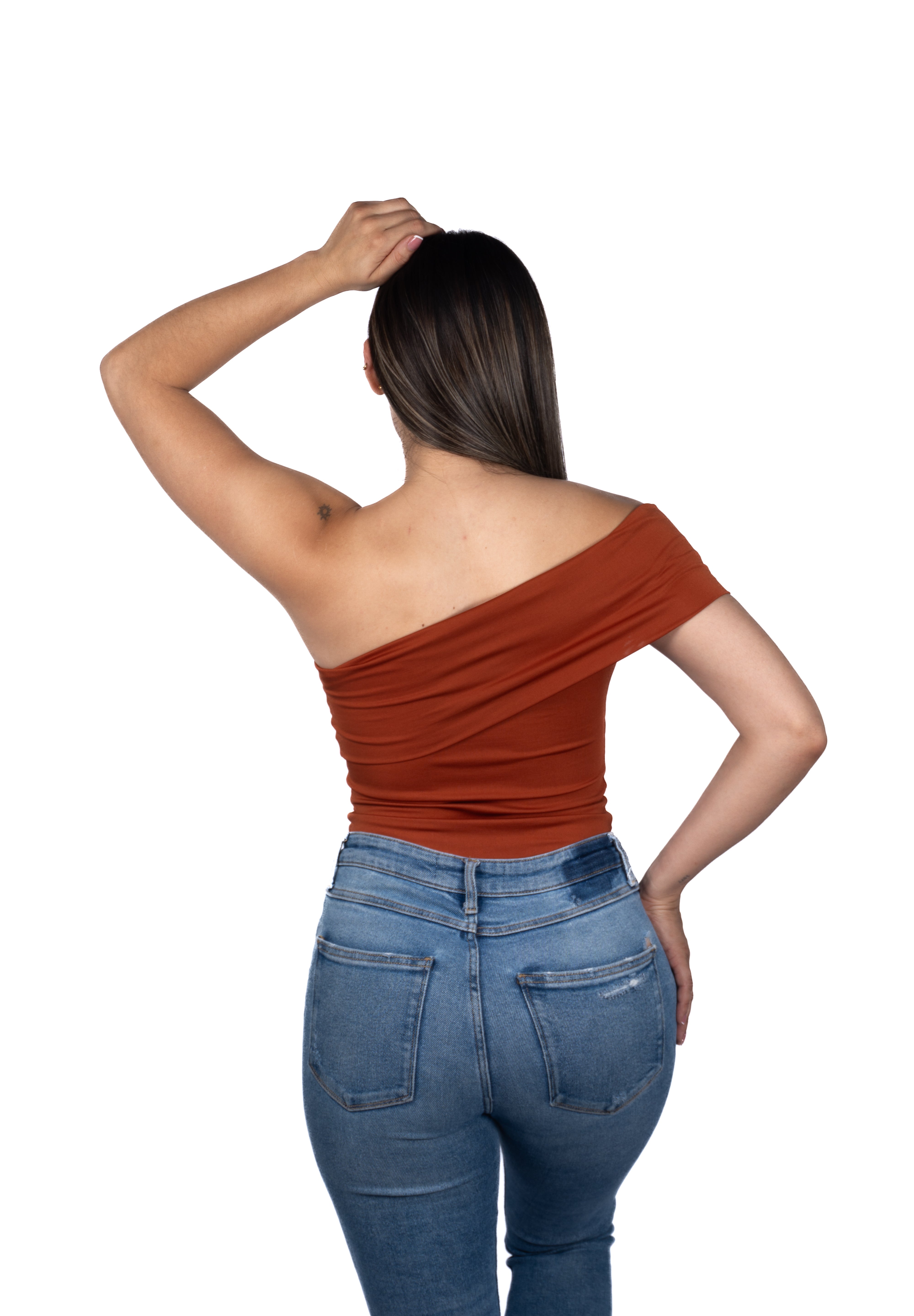 Body Premium Check Terracota