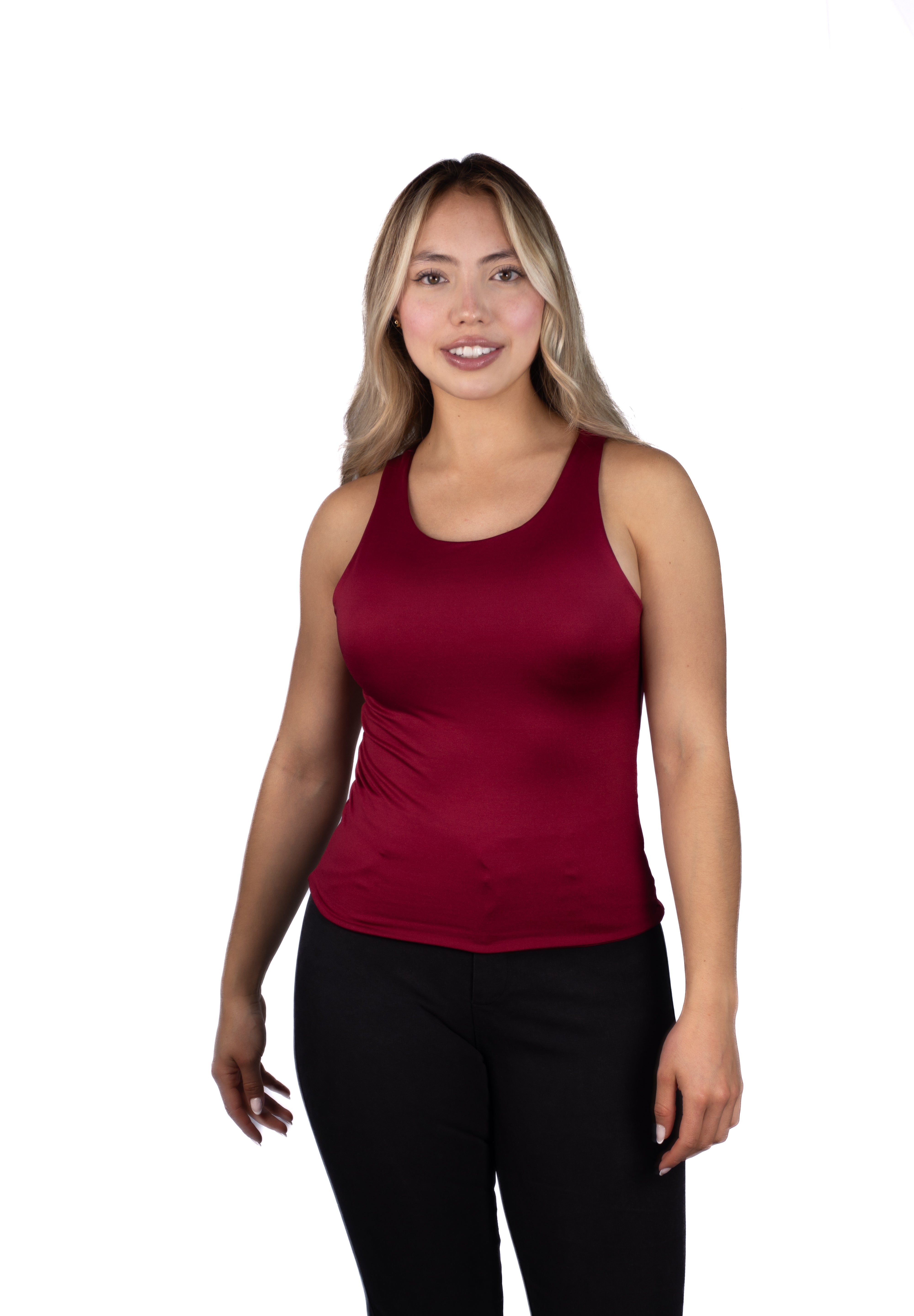 Top Premium Recto Largo Vinotinto