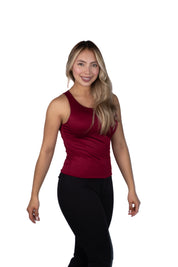 Top Premium Recto Largo Vinotinto