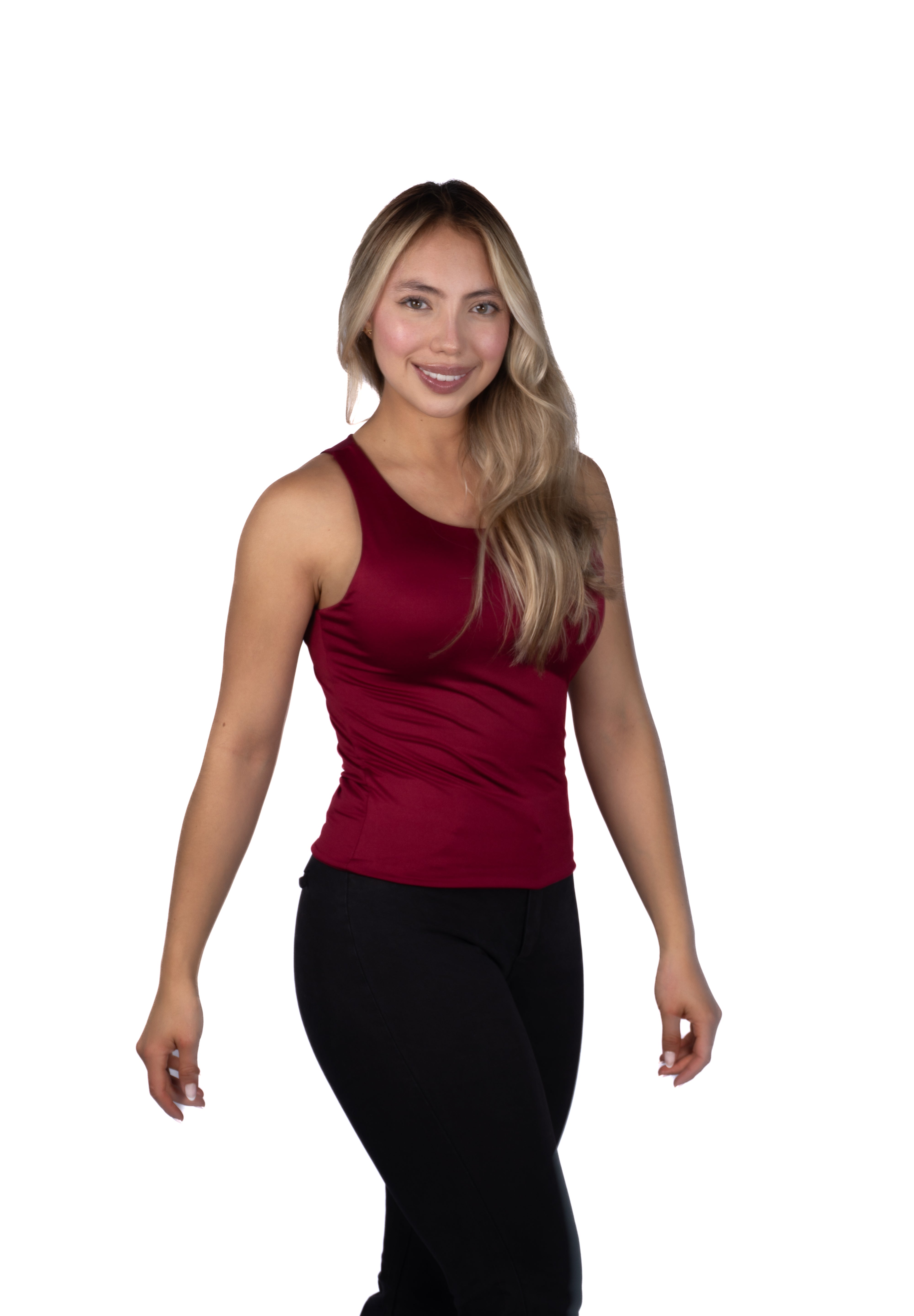 Top Premium Recto Largo Vinotinto