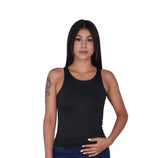 Top Premium Recto Largo Negro