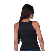 Top Premium Recto Largo Negro