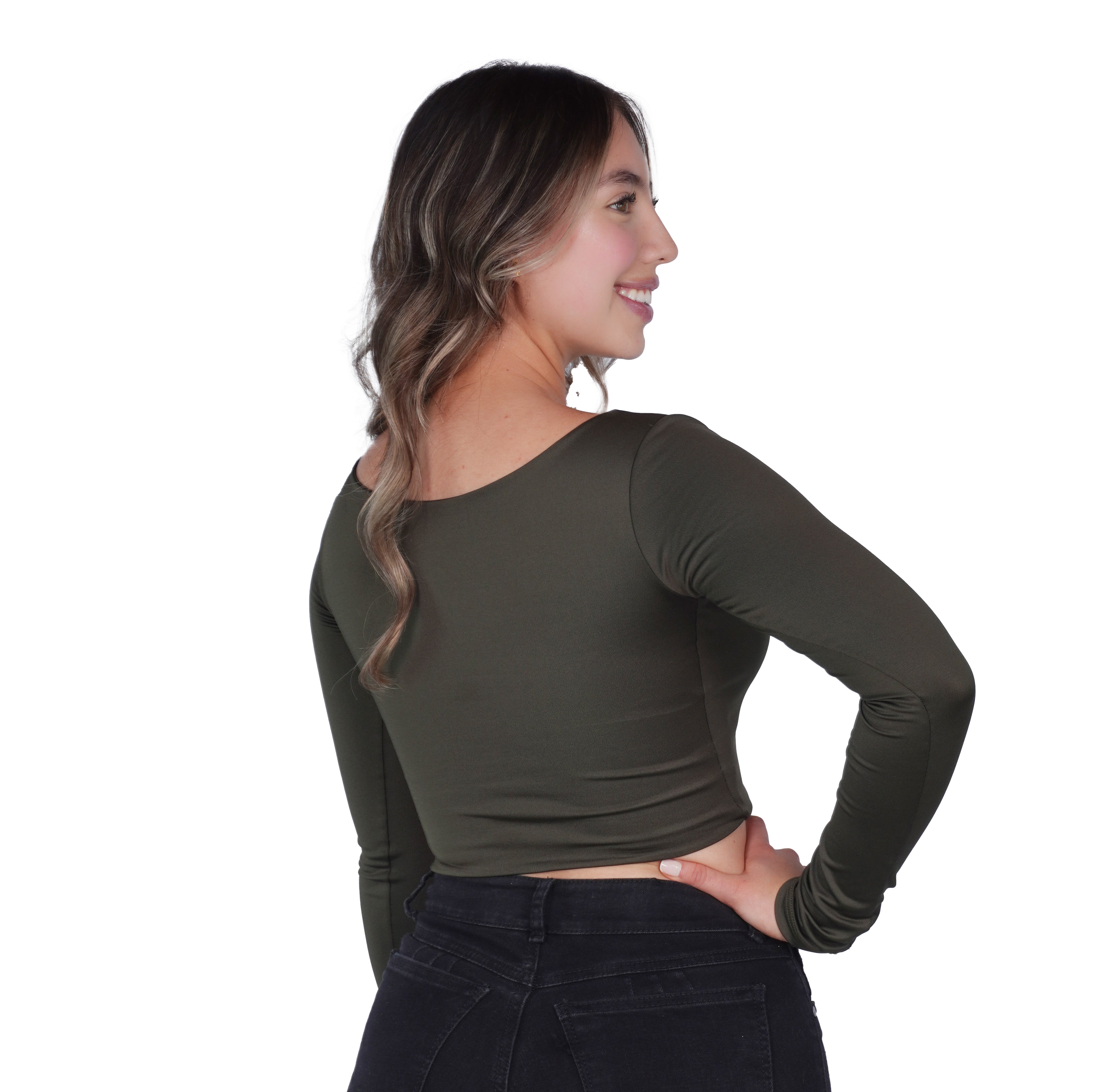 Top Premium Aven Verde Militar