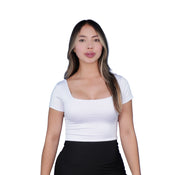 Top Premium Cuadrado Blanco