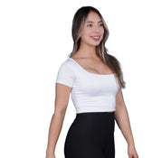 Top Premium Cuadrado Blanco