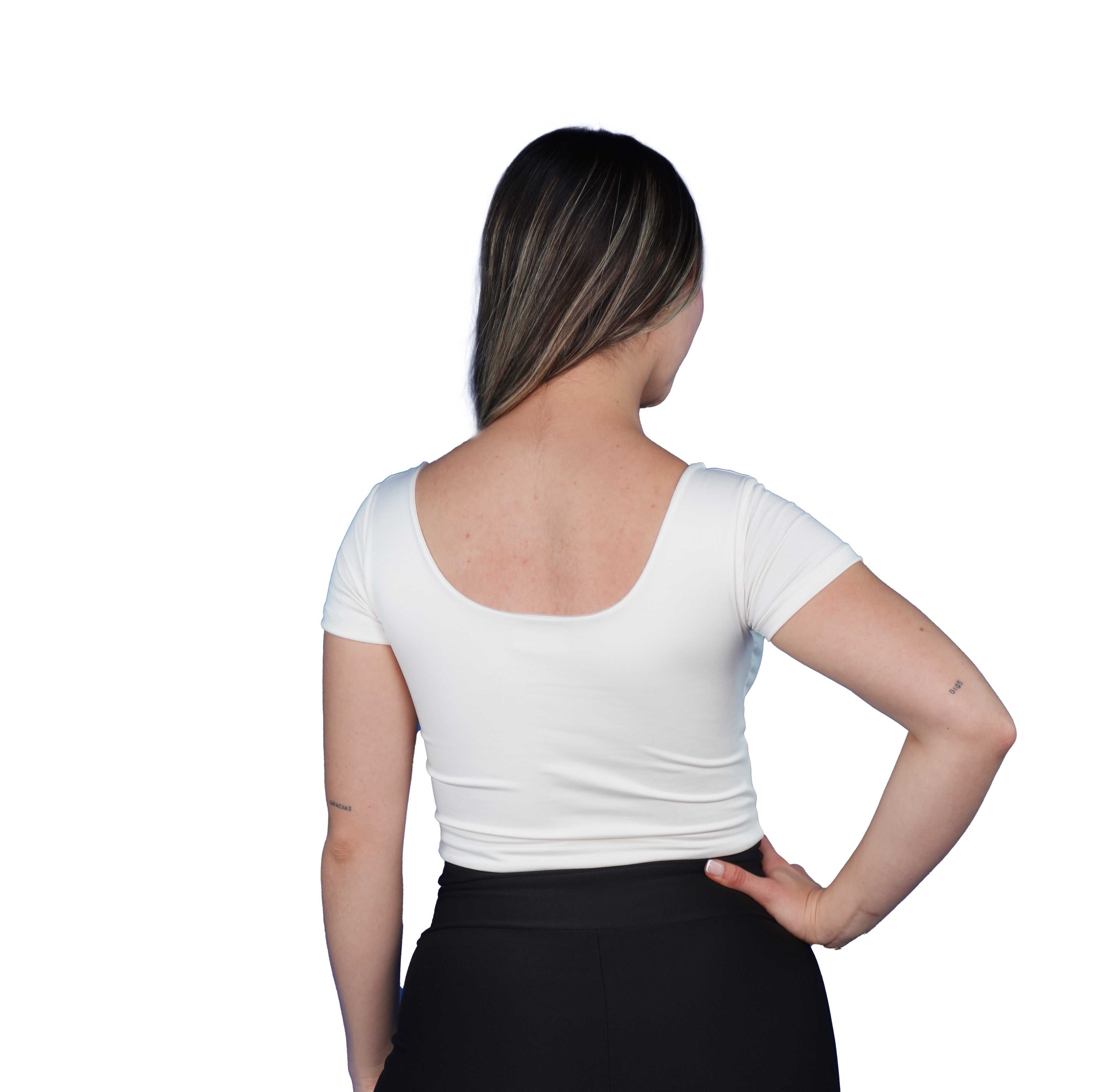Top Premium Cuadrado Crema