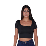 Top Premium Cuadrado Negro