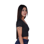 Top Premium Cuadrado Negro