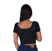 Top Premium Cuadrado Negro