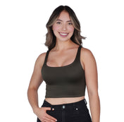 Crop Top Premium Hera Verde Militar