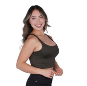 Crop Top Premium Hera Verde Militar