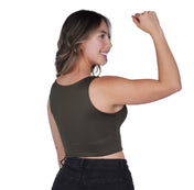 Crop Top Premium Hera Verde Militar