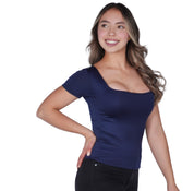 Top Premium Lili Azul Oscuro