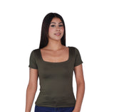 Top Premium Lili Verde Militar