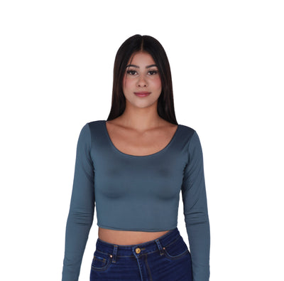 Top Premium mangas Corto Verde Oliva