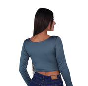 Top Premium mangas Corto Verde Oliva