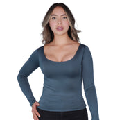 Top Premium Mangas Largo Verde Oliva