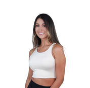 Top Premium Recto Corto Crema