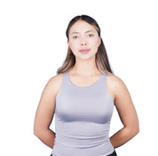 Top Premium Recto Largo Gris