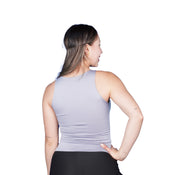 Top Premium Recto Largo Gris