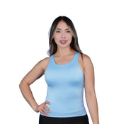 Top Premium Recto Largo Azul Bebe