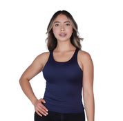 Top Premium Recto Largo Azul