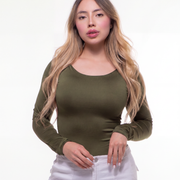 Body Premium Francia Verde Militar