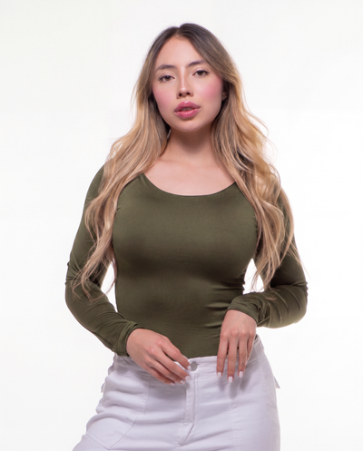 Body Premium Francia Verde Militar